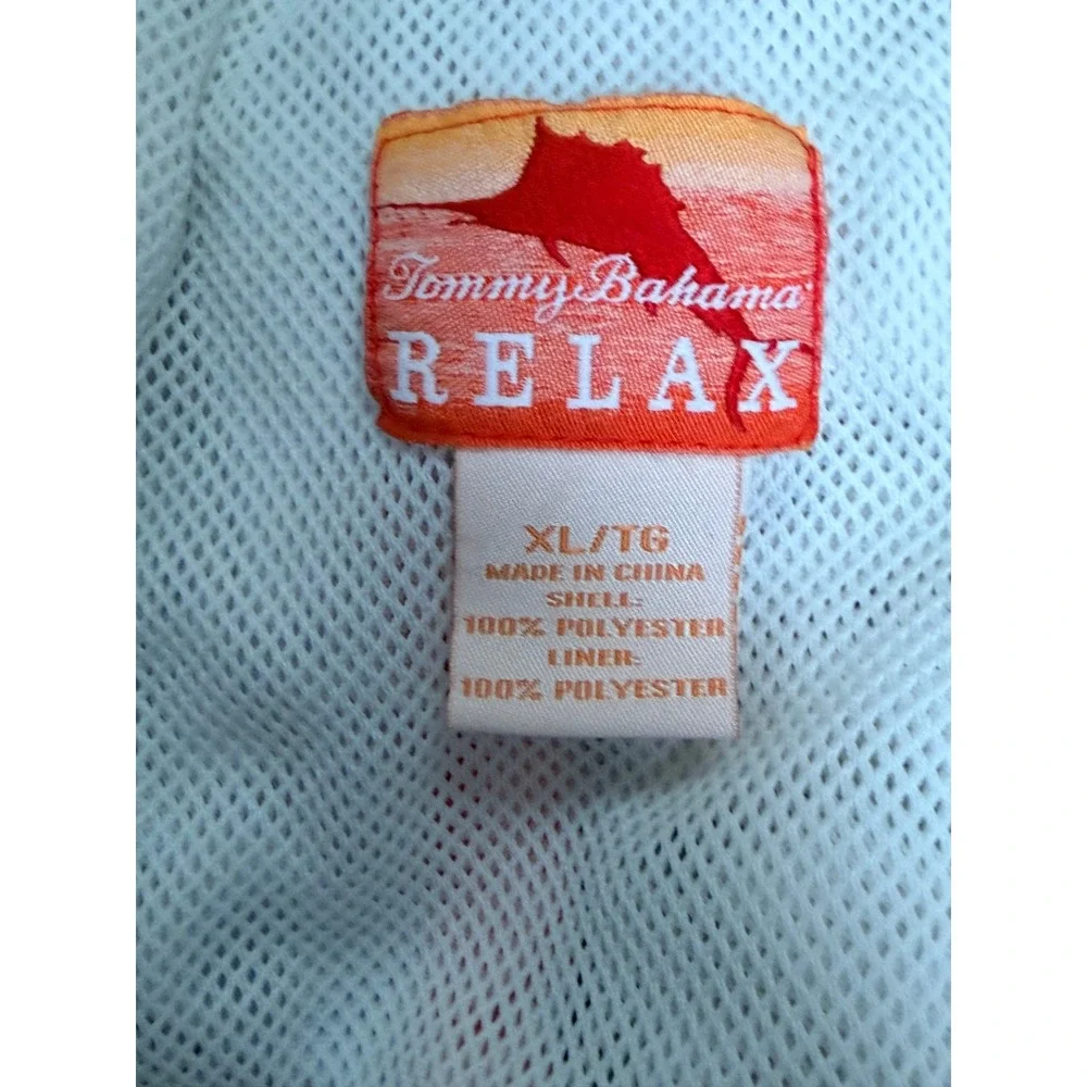 Tommy‎ Bahama Swim Trunks Mens XL Blue Hibiscus Floral Relax Board Shorts